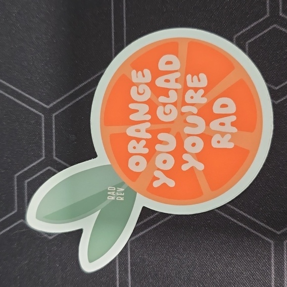 Rad Rev Orange Sticker - Picture 1 of 1